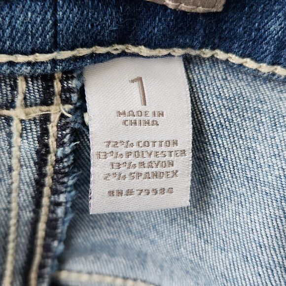 CHICOS Womens plus size denim capris - Picture 4 of 7